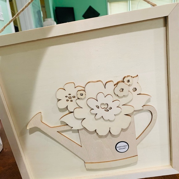 New 12x12 new wood decor/ includes magnets - Picture 5 of 5